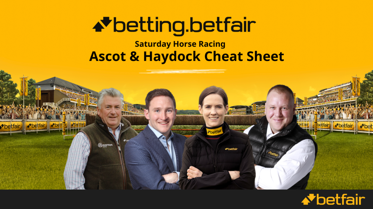 The Saturday Racing Cheat Sheet from Betfair